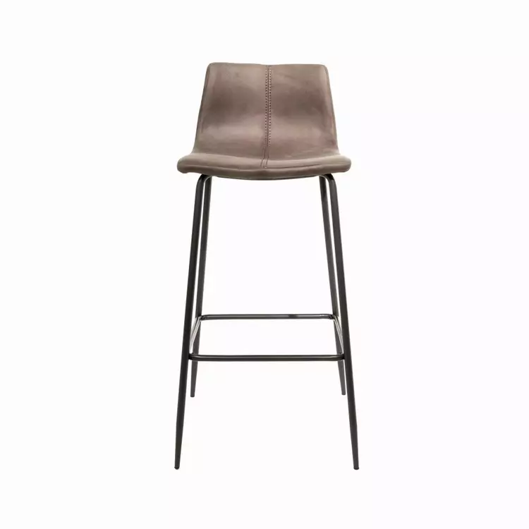 Barstool Stool Metal Frame Moleskin, How Much Space For 2 Bar Stools