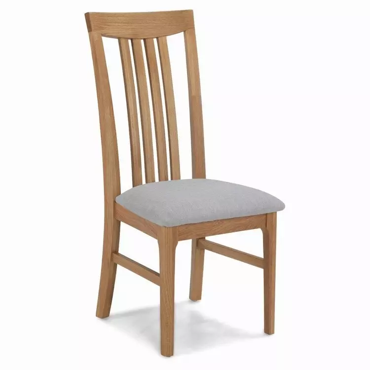 Oak Finish Slat Back Dining Chair, Ready Assembled Dining Table And Chairs Uk