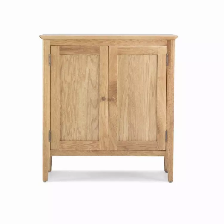 Oak Finish Storage Cabinet Pattens Furniture Stoke On Trent